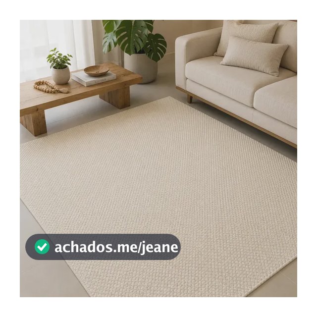 Tapete Sala Algodão Lavável Máquina 1,50 X 2,00 Cacto Modern 2 M 1.5 M Bege