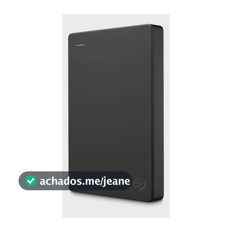 Hd Externo Seagate 1tb Usb 3.2 Portátil Preto (stgx4000100) Preto