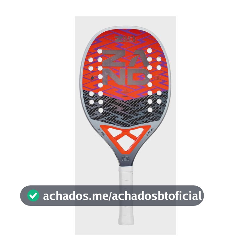 Raquete De Beach Tennis Zand Z Blade 2026 Vermelho