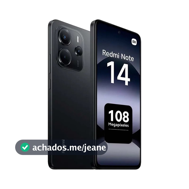 Celular Xiaomi Redmi Note 14 4G 128gb Dual Sim 6ram Preto