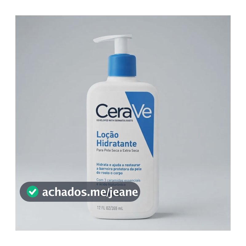 Cerave Loção Hidratante 355ml Sem Perfume