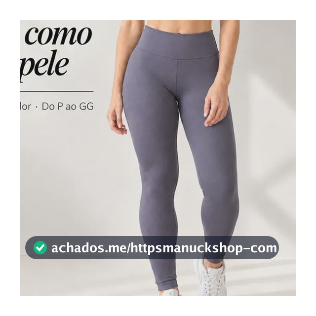 Calça Legging Academia Sem Transparencia Cintura Alta Fitnes