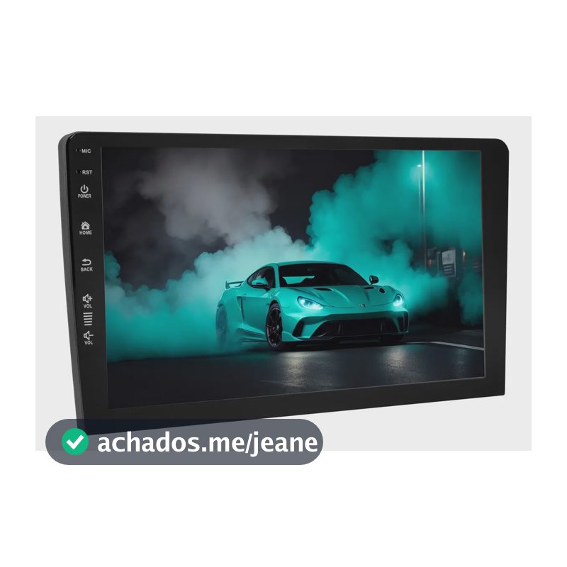 Central Multimídia Adak 9" Android 64GB GPS Bluetooth QLED Preto