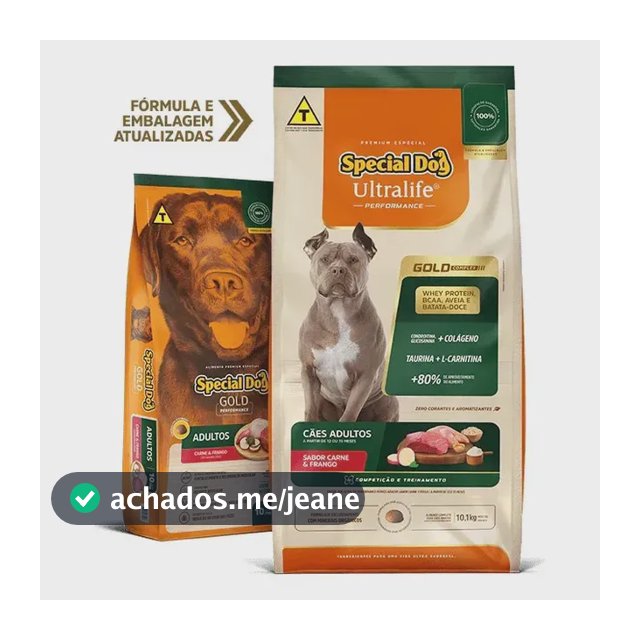 Ração Special Dog Gold Premium Adultos Carne E Frango 15kgs