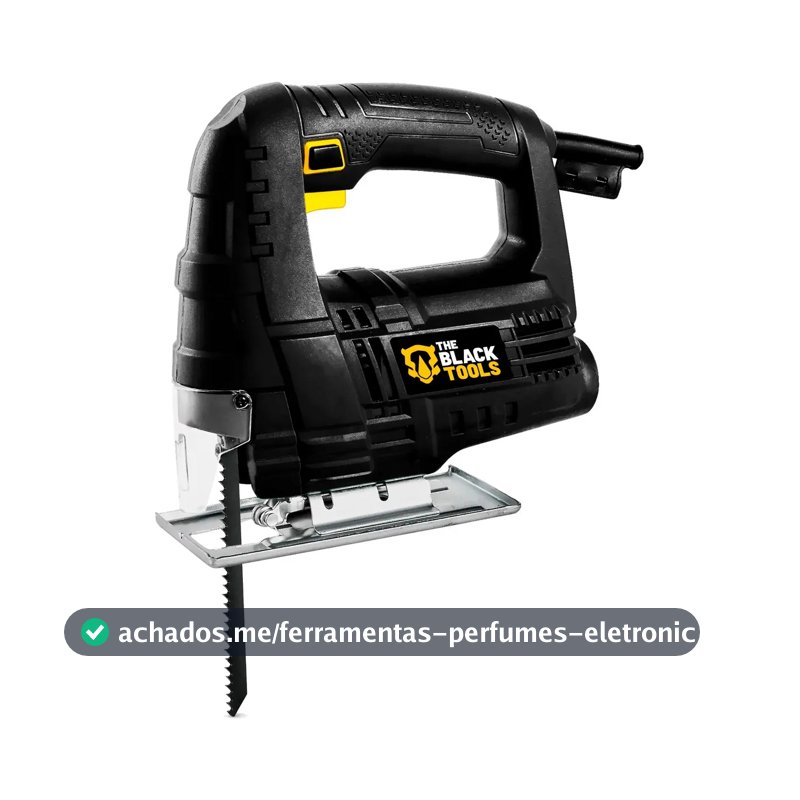 Serra Tico Tico Profissional 500w 3000 Gpm Lâmina E Protetor Bst500 The Black Tools