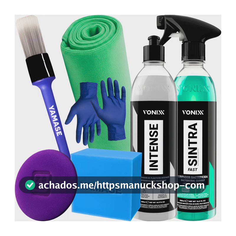 Produto Para Limpar Painel Sintra Fast + Intense Vonixx