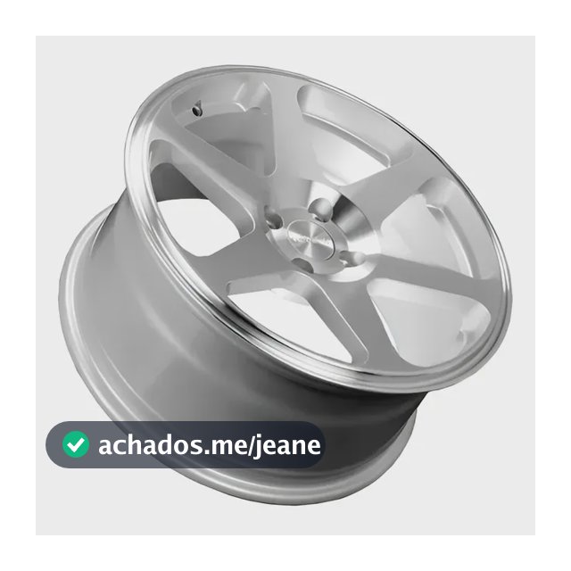 Kit 4 Roda Aro 17x8 Rodera Gt Ford/peugeot 4x108 Prata Diam. Prata