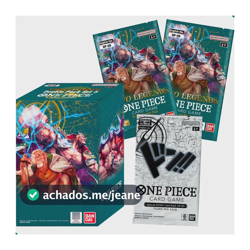 One Piece Double Pack 5 DP-05 Card Game Inglês Bandai