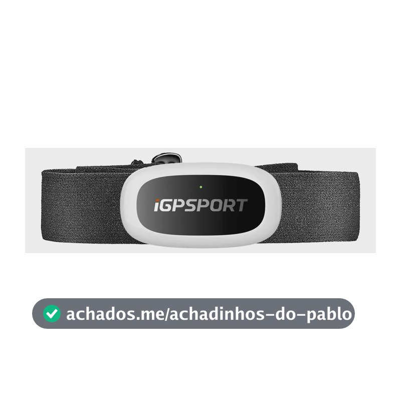 Cinta Cardiaca Monitor Cardiaco Bluethooth Ant+ Serve Garmin Branco