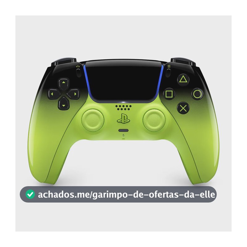 Controle sem fio PlayStation DualSense – Remix Green