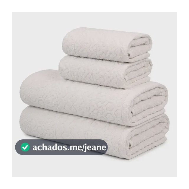 Kit4 Toalhas Atlântica Loft 100% Algodão Macio Alta Absorção
