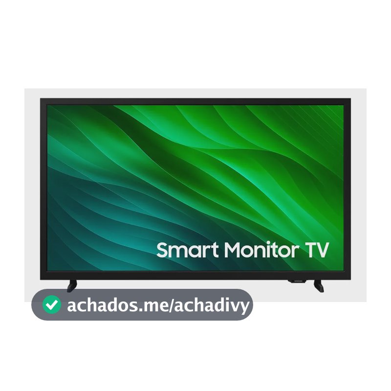 Smart Tv Samsung 32'' Hd Tizen Hdr Wi-fi Hdmi Monitor Bivolt Preta Preto