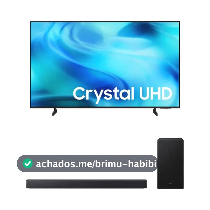 Samsung Smart Tv 58 Crystal Uhd 4k 2026 + Soundbar Samsung Hw-b450f