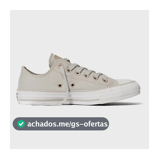 Tênis Chuck Taylor All Star Seasonal Gold Cano Baixo Bege Bege 35