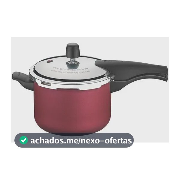 Panela De Pressão Tramontina Vancouver 4,5 Lts Antiaderente Cor Vermelho