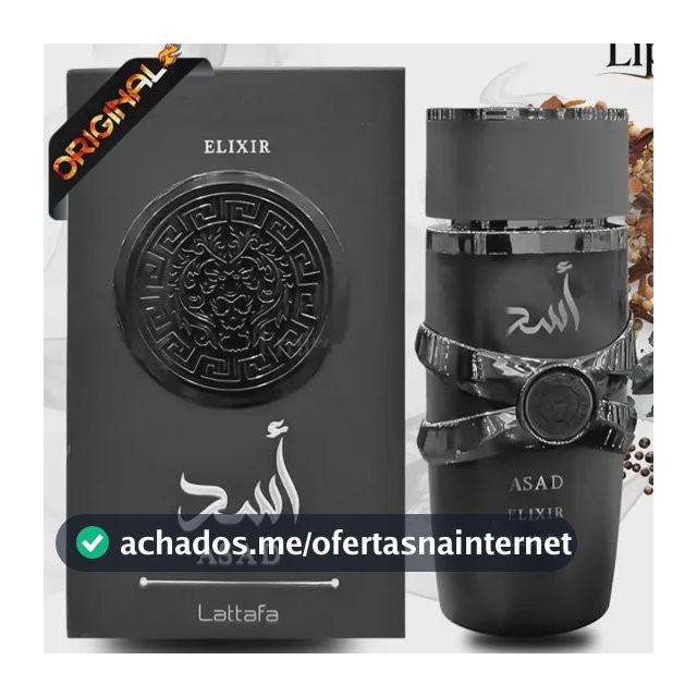 Perfume Asad Elixir 100ml Eau De Parfum Original Edp Lançamento 2026