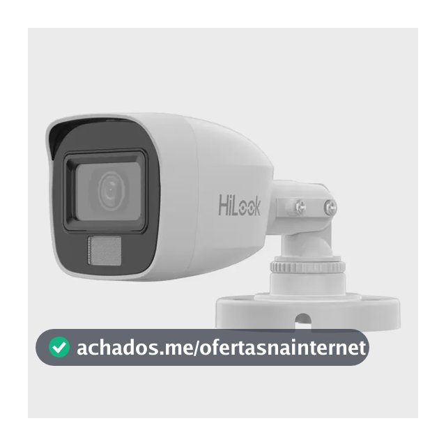 Câmera Bullet Thc-b127-lpc Fixa Luz Dupla 2mp Hikvision
