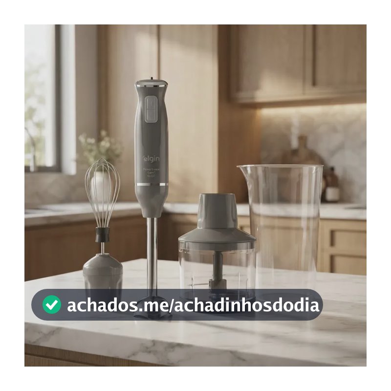 Mixer Power Inox 3 Em 1 600w Elgin Lunar -