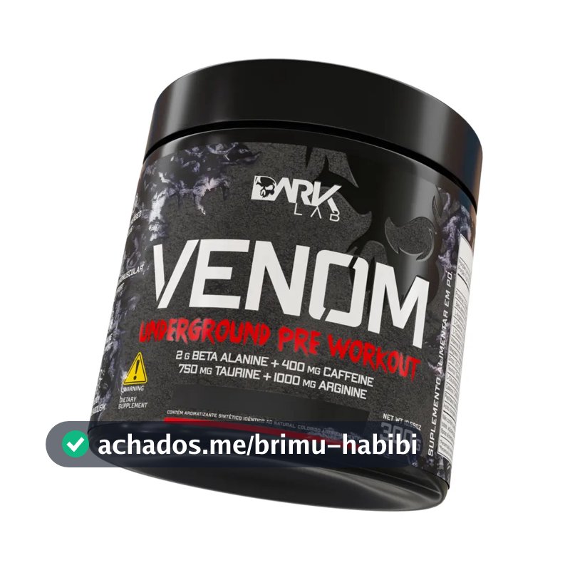 Suplemento em pó Dark Lab Venom underground Colostro sabor Mango Loko x 300g
