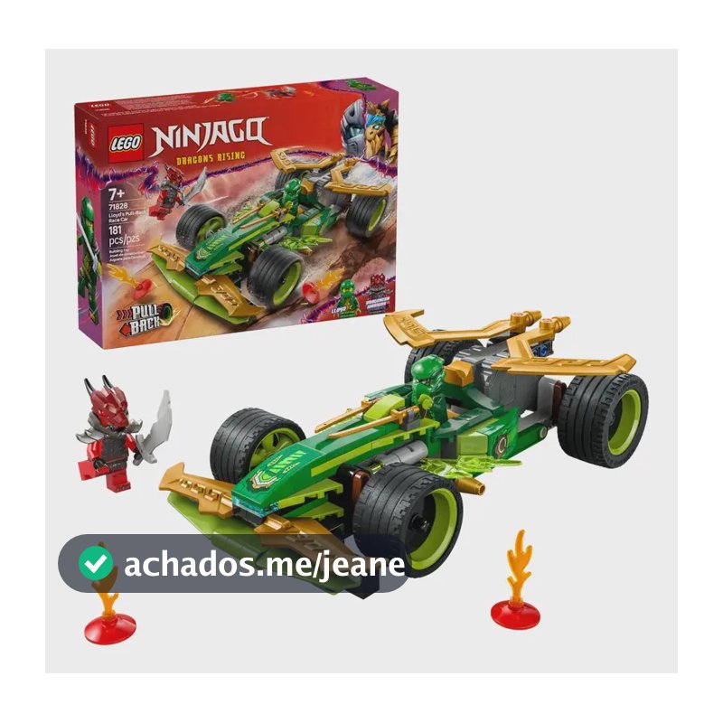 Lego® Ninjago® Carro De Corrida De Puxar Do Lloyd 71828