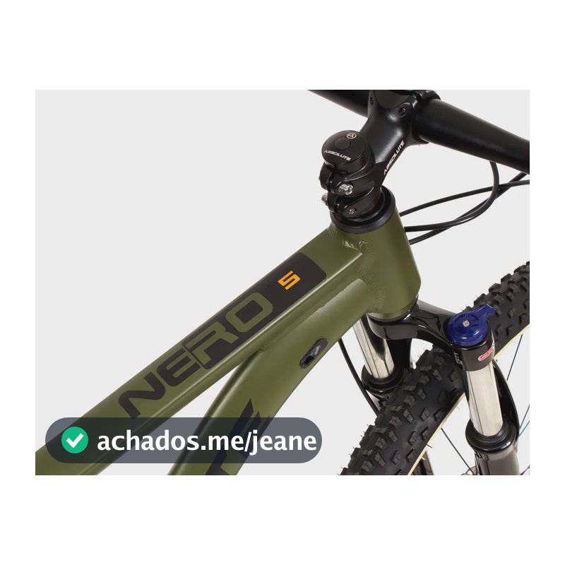 Bike Mtb 29 Absolute 12v Freios Hidráulicos Suspensão Trava Cor Verde-fosco Tamanho Do Quadro 15