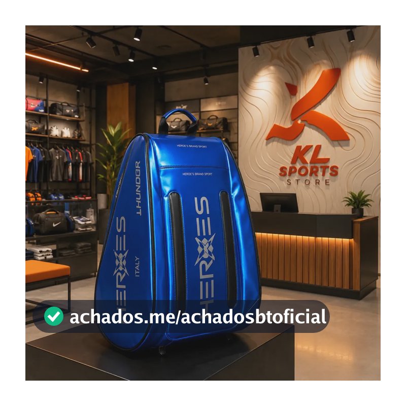 Raqueteira Heroes Azul Thunder Rowan 2026 Beach Tennis Padel Azul