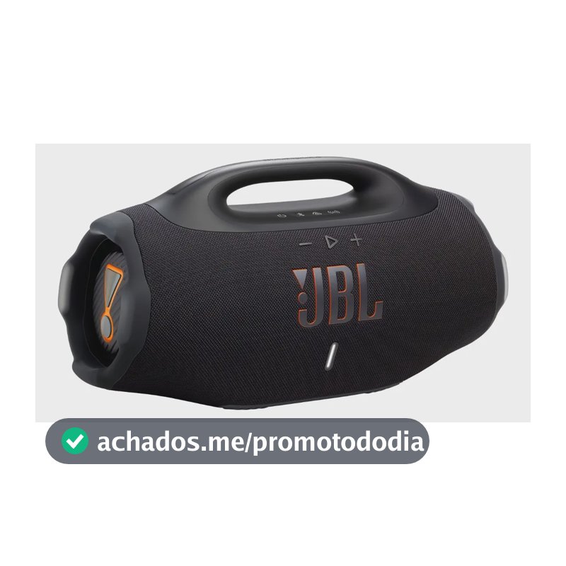 Jbl Boombox 4 Caixa De Som Bluetooth Ip68 34h Playtime Preto 127/220v