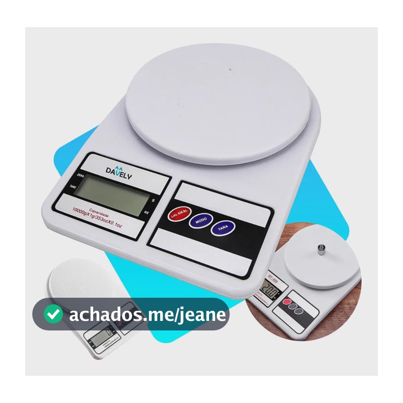 Balança Digital De Precisão De Cozinha Para Uso Domestico E Profissional Fitness Ideal Para Dietas Treinos Alimentos Confeitaria Nutrição Capacidade Máxima 10 Kg Branco