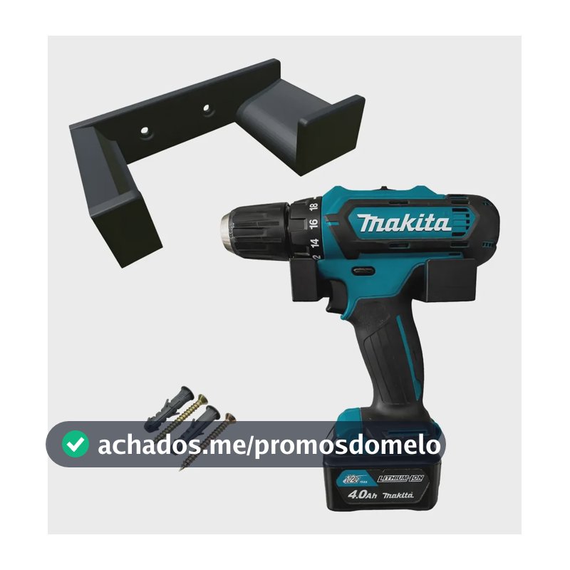 Suporte Parede Parafusadeira Organizador Universal Oficina