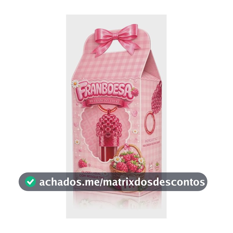 Gloss Franboesa By Franciny Ehlke Vermelho