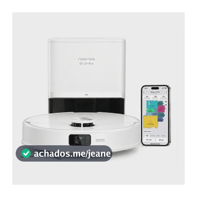 Robô Aspirador Roborock Q7+ Max 110v/220v Robô De Limpeza Branco 220v