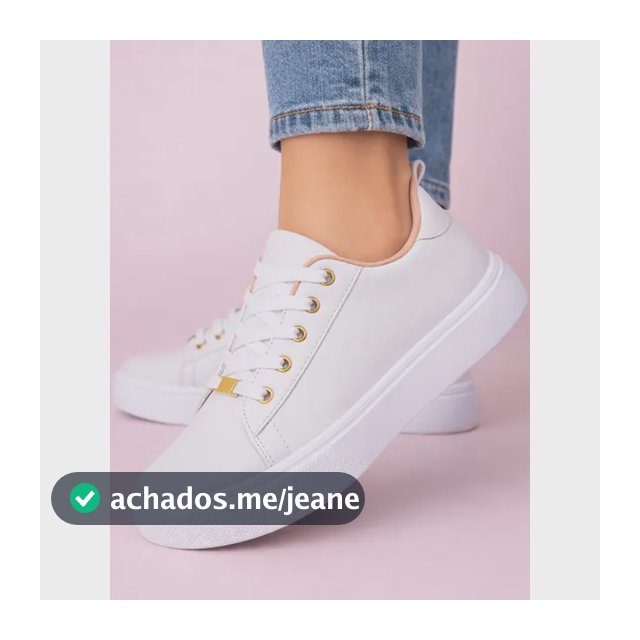 Tenis Feminino Star Casual Sapatenis Branco Leve Confortável