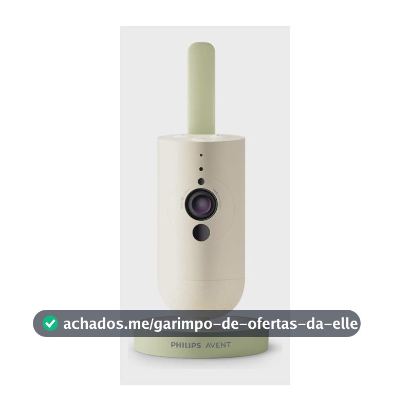 Babá Eletrônica Philips Avent, Full HD 1080p e Visão Noturna Scd643/26