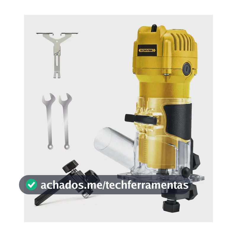 Tupia Laminadora Bomvink Modelo BOM-9542 600W para Madeira