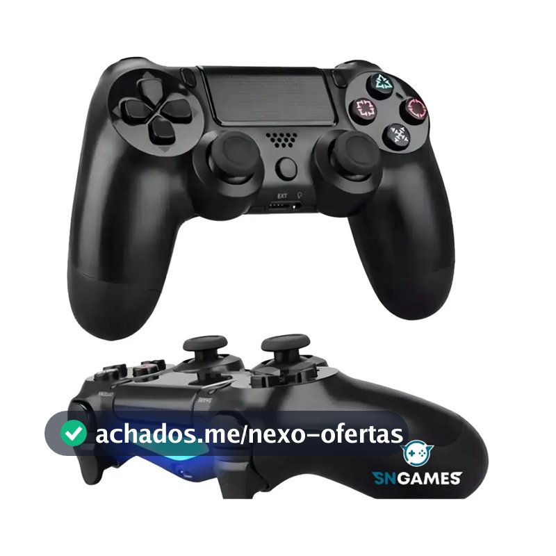 Controle Sem Fio Manete Bluetooth Joystick Para PS4 Tv Smart Samsung Pc Vídeo Game Celular com P2