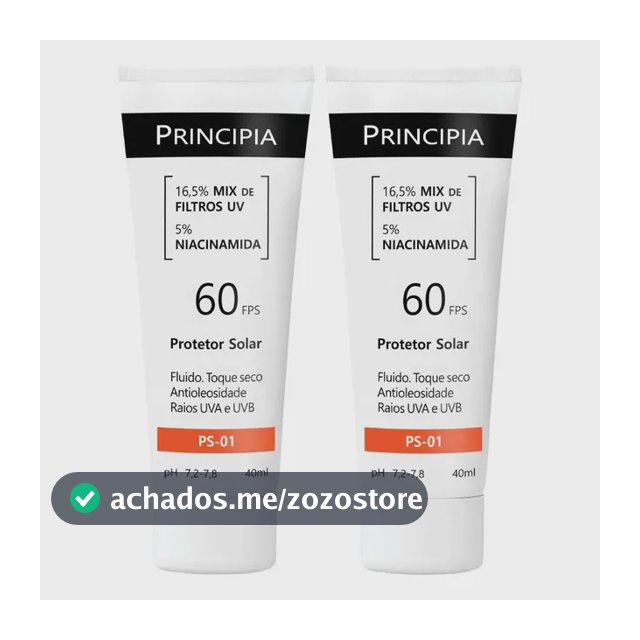 Principia Kit Protetor Solar Facial Ps-01 Fps60