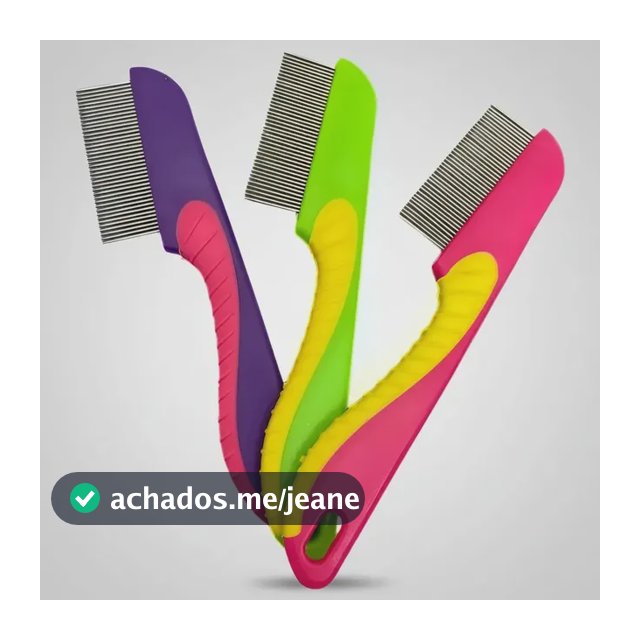 Pente Para Piolhos Soft Clean Pente Fino Sortidos X 3 Unidades