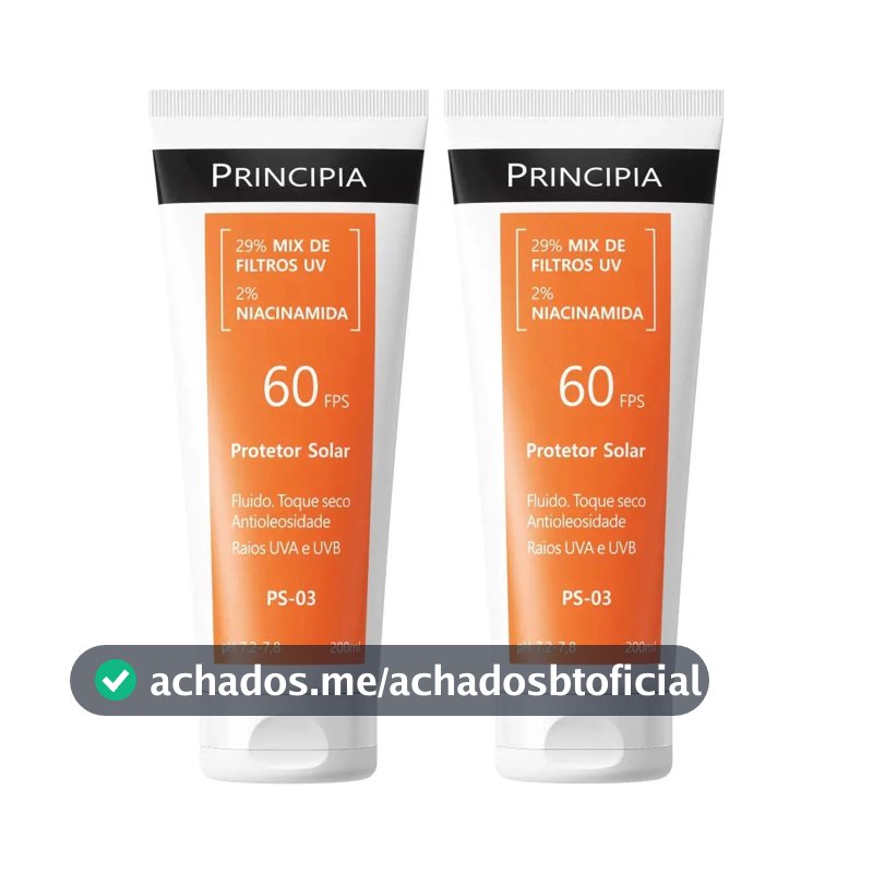 Principia Kit 2 Protetor Solar Corporal Ps-03 FPS60