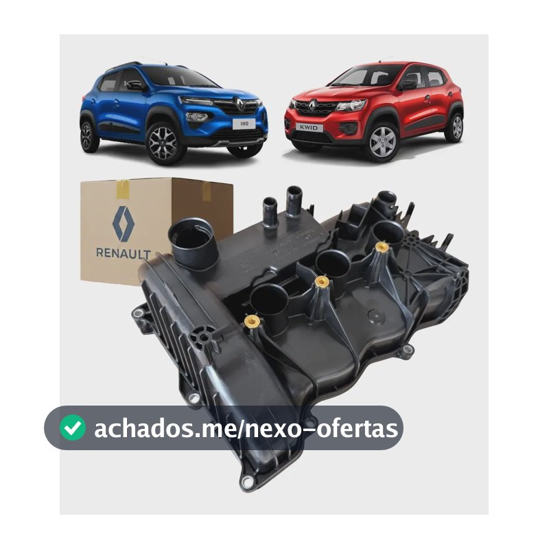 Tampa De Válvula Original Renault Kwid 2017 Em Diante Preto
