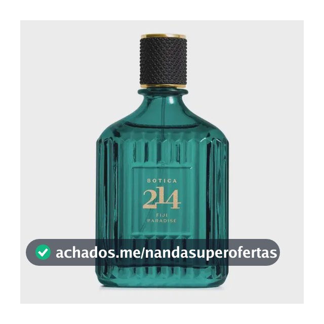 Botica 214 Fiji Paradise Fougère Especiado Eau De Parfum 90ml Perfume Masculino