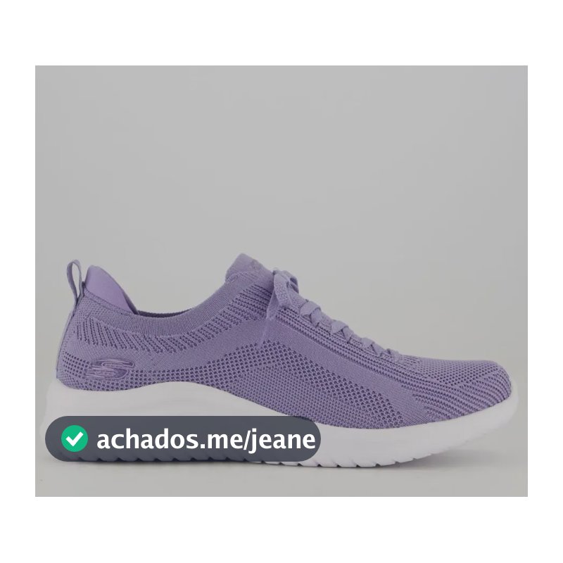Tênis De Treino Feminino Ultra Flex 2.0 Skechers Lilás Liso 36 Br