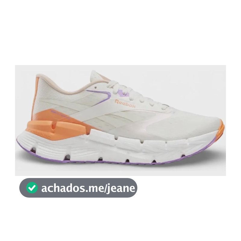 Tênis Reebok Floatzig Symmetros Feminino Original + N. F Chalk - Clay - Peach 34 Br