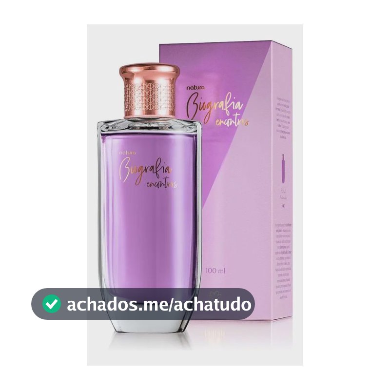 Perfume Biografia Encontros Natura Feminino 100ml