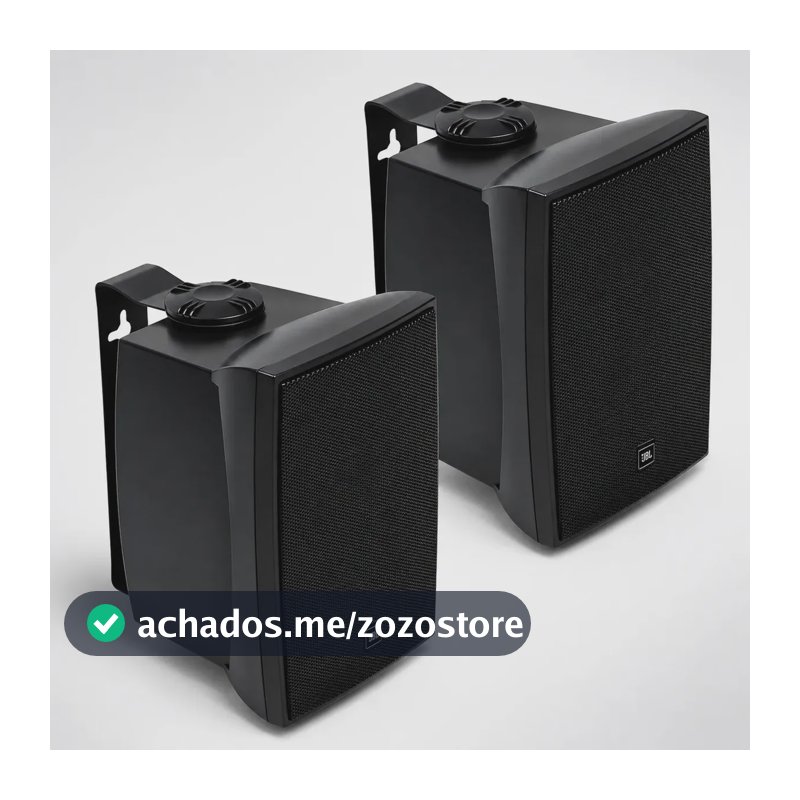 Caixa De Som Acústica Passiva Jbl C321p Par Preta C321 60w Cor Preto