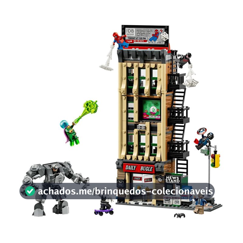 LEGO | Marvel Spider-Man contra Mysterio: O Daily Bugle 76342