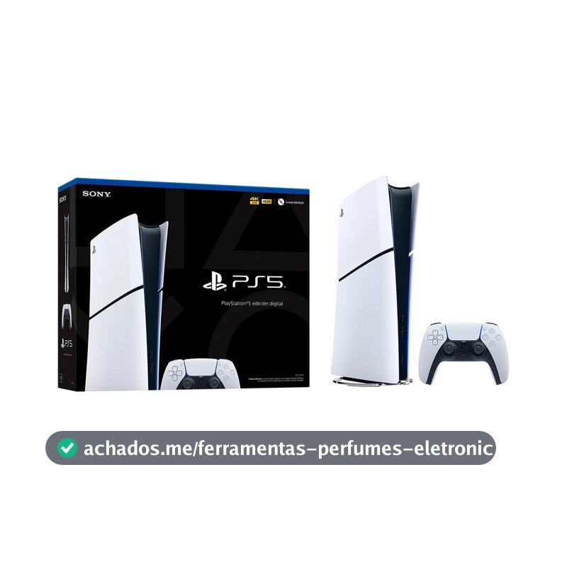 PlayStation 5 Edição Digital 825 GB Slim CFI 2114B Novo Lacrado