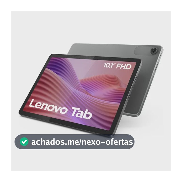 Tablet Lenovo Tab 10.1¨ Wifi 5 64gb 4gb De Ram Android 14 Cinza