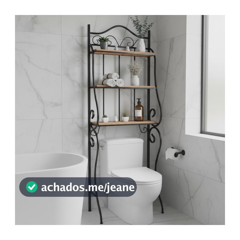 Prateleira Sobre Vaso Sanitário Organizador Pousada Sítio Preto