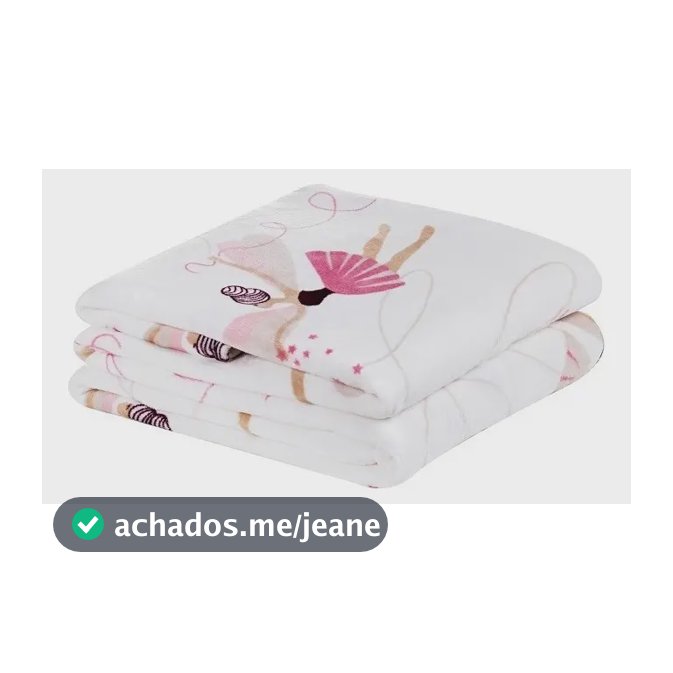 Manta Solteiro Infantil Flannel Bouti Kids Antialergica Cor Bailarina Desenho do tecido Game