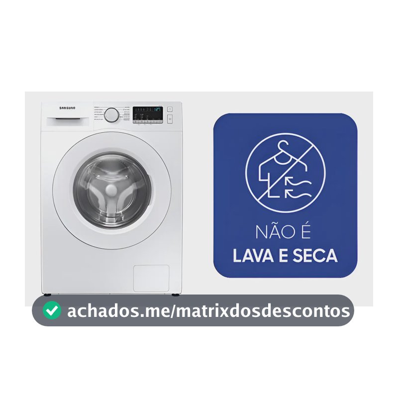 Lavadora Digital Inverter Samsung Ww11t Branca 11kg Cor Branco
